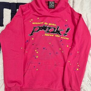 Pink Spider Hoodie